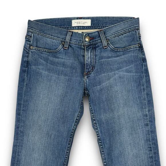 Habitual Los Angeles Womens Low Rise Bootcut Jeans Medium Wash Size 26 Long Tall - Picture 2 of 10